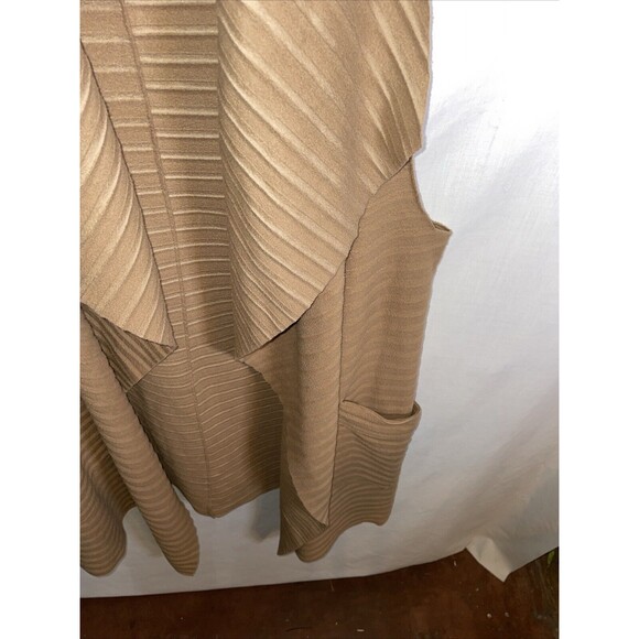 Le Moda Women’s Open Cardigan Size XL Tan Going Out Party Fall - Picture 7 of 12